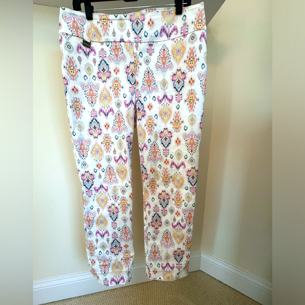 NWOT Women’s Lisette Almos multicolor ankle pant, US sz 12